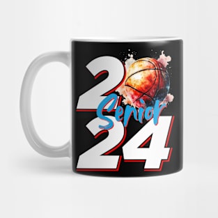 Class of 2024 Basketball Senior Shirt Senior 2024 Basketball Mug